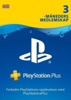 Подарочная карта PlayStation Plus 90 дней (Норвегия)