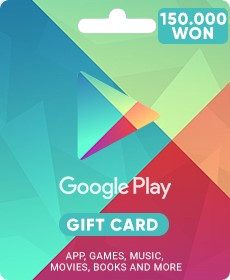 Подарочная карта Google Play 150000 южнокорейских вон (Республика Корея)