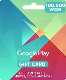 Подарочная карта Google Play 100000 южнокорейских вон (Республика Корея)