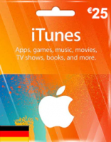 Подарочная карта iTunes 25 евро (Германия)