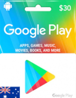 Подарочная карта Google Play 30 австралийских долларов (Австралия)