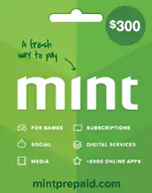 MINT Prepaid Card USD 300 (Global)