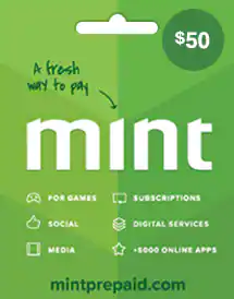 MINT Prepaid Card USD 50 (Global)