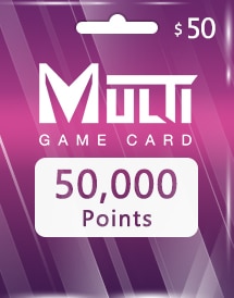 Multi Game Card 50000 очков (Global)