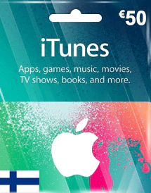 Подарочная карта iTunes 50 евро (Финляндия)