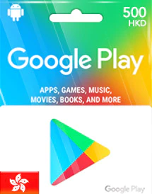 Подарочная карта Google Play 500 гонконгских долларов (Гонконг)