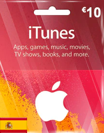 Подарочная карта iTunes 10 евро (Испания)