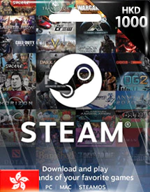 Подарочная карта Steam 1000 гонконгских долларов (Гонконг)