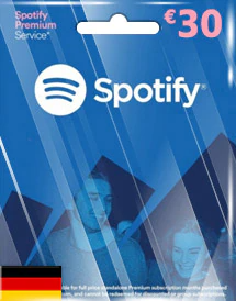 Подарочная карта Spotify 30 евро (Германия)