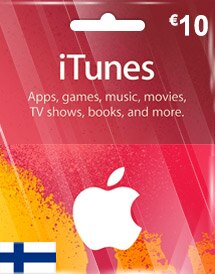 Подарочная карта iTunes 10 евро (Финляндия)