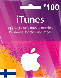 Подарочная карта iTunes 100 евро (Финляндия)