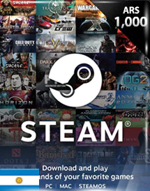 Подарочная карта Steam 1000 песо (Аргентина)