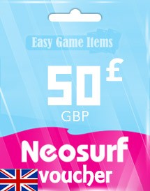 Ваучер Neosurf на 50 фунтов [UK]