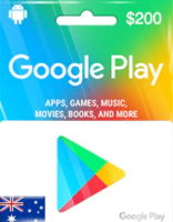 Подарочная карта Google Play 200 австралийских долларов (Австралия)