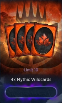  Magic: The Gathering Arena : 4x Mythic Wildcards