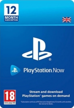 PlayStation Now 12 месяцев подписка (UK)