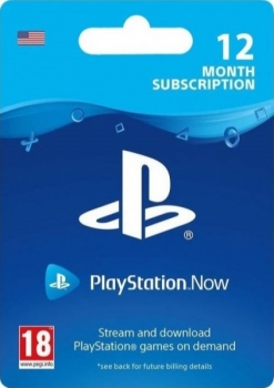 PlayStation Now 12 месяцев подписка [US]