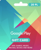 Подарочная карта Google Play 20 злотых (Польша)