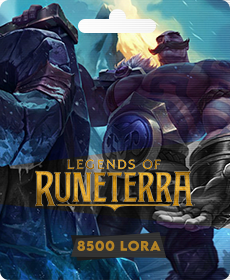 Подарочная карта Legends of Runeterra: 8500 LoRa (Турция)