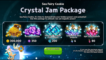  Cookie Run: Kingdom : Sea Fairy Cookie I (Сrystal Jam Package)