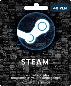 Подарочная карта Steam 40 злотых (Польша)