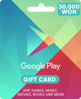 Подарочная карта Google Play 30000 южнокорейских вон (Республика Корея)