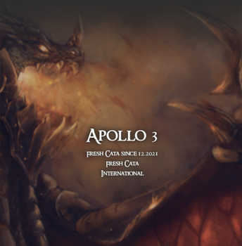 Рандом персонажи Apollo-wow.com Apollo 3 cataclysm от 355лвл