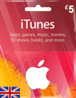 Подарочная карта iTunes 5 фунтов [UK]
