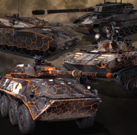 СЕРИЯ BLACK EAGLE : Zhalo-S Black Eagle, BMD-2 Black Eagle, Merkava IID Black Eagle, Stingray 2 Black Eagle