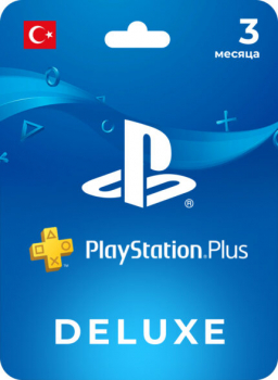 Подарочная карта PlayStation Plus Deluxe 90 дней (Турция)