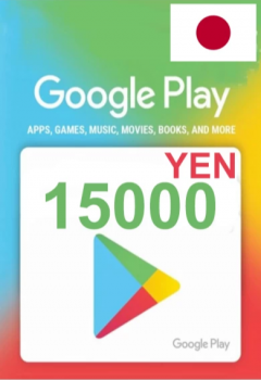  Подарочная карта Google Play 15000 йен (Япония)