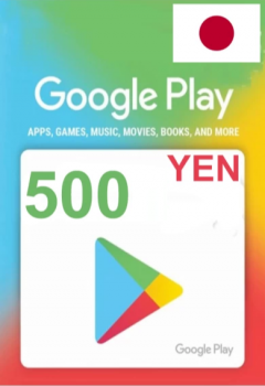 Подарочная карта Google Play 500 йен (Япония)