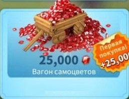 Rise of Kingdoms  : Вагон самоцветов ( 25000 шт.)  