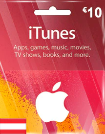 Подарочная карта iTunes 10 евро (Австрия)