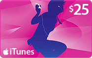 Подарочная карта iTunes 25 долларов США [US]