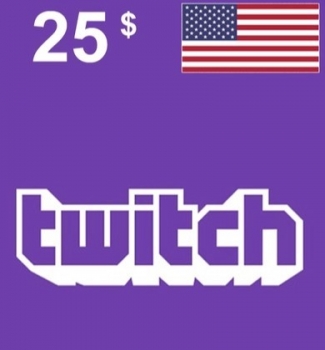  Подарочная карта Twitch 25 долларов США [US]