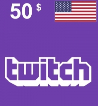 Подарочная карта Twitch 50 долларов США [US]