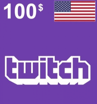  Подарочная карта Twitch 100 долларов США [US]