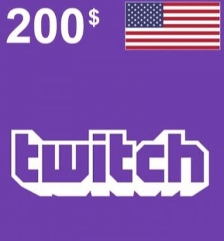 Подарочная карта Twitch 200 долларов США [US]