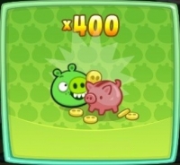 Bad Piggies HD : х400 монет