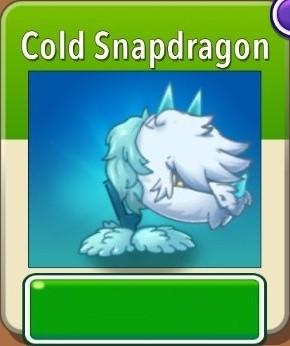 Plants vs Zombies™ 2  : Cold Shapdragon