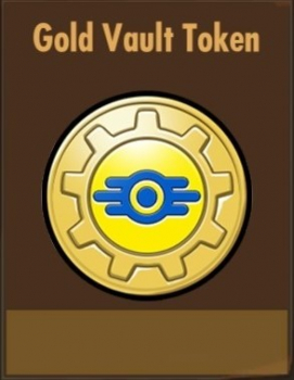 Fallout Shelter Online : Gold Voult Token