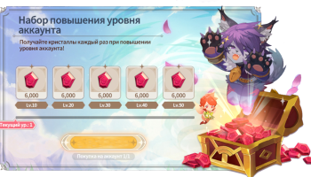 Summoners War: Chronicles: Набор повышения уровня аккаунта 