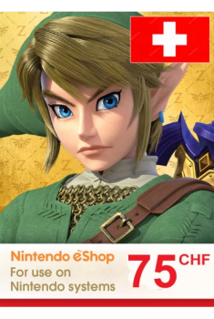 Подарочная карта Nintendo eShop 75 швейцарских франков (Швейцария)