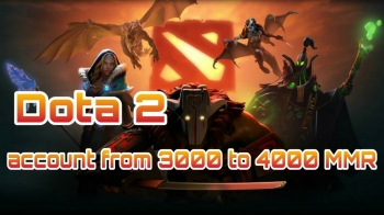 Рандомный аккаунт : DOTA 2  |от 3000 до 4000 рейтинга