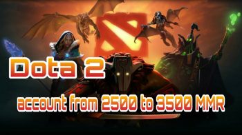 Рандомный аккаунт : DOTA 2  |от 2500 до 3500 рейтинга