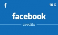 Подарочная карта Facebook Credits 10 долларов США [US]