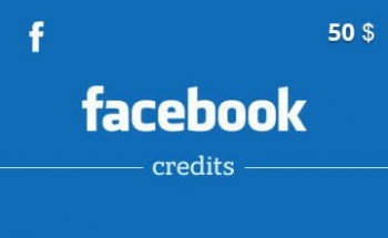 Подарочная карта Facebook Credits 50 долларов США [US]