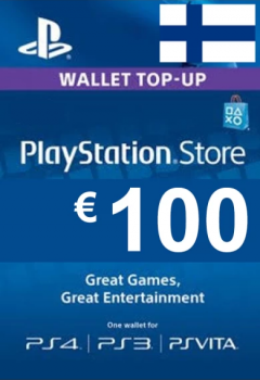 Подарочная карта PlayStation Network 100 евро (Финляндия)