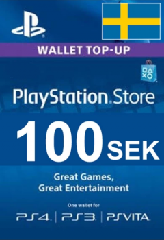 Подарочная карта PlayStation Network 100 шведских крон (Швеция)